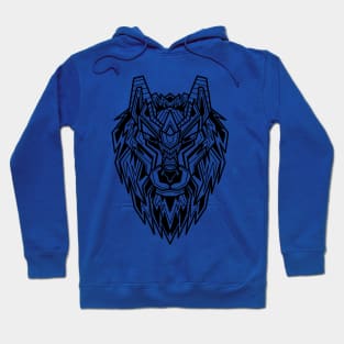 Wolf head Hoodie